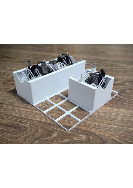 Gridfinity Kablo Düzenleme Kutuları