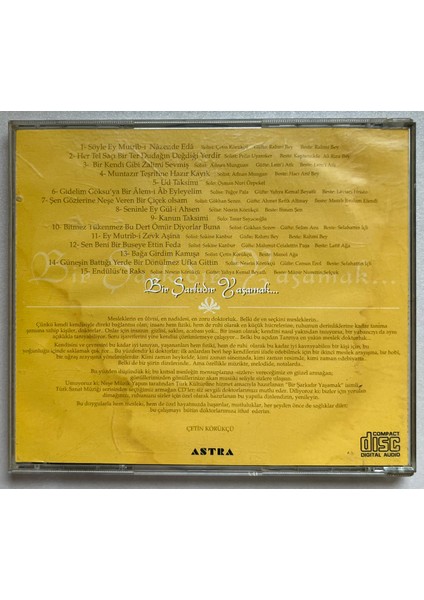 Türk Sanat Müziği Seçmeleri Kürdili Hicazkar CD (Orijinal Dönem Baskı Cd) fiyatları