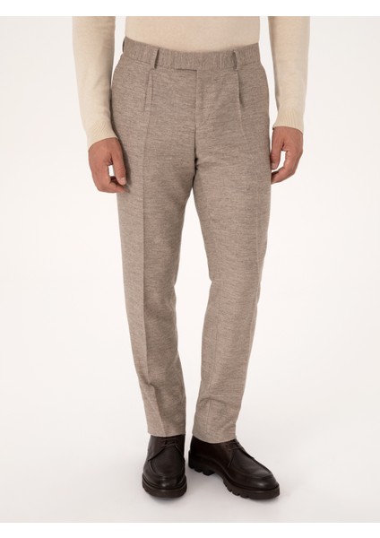 Erkek Bej Slim Fit Kumaş Pantolon 50313265-VR011 fiyatları