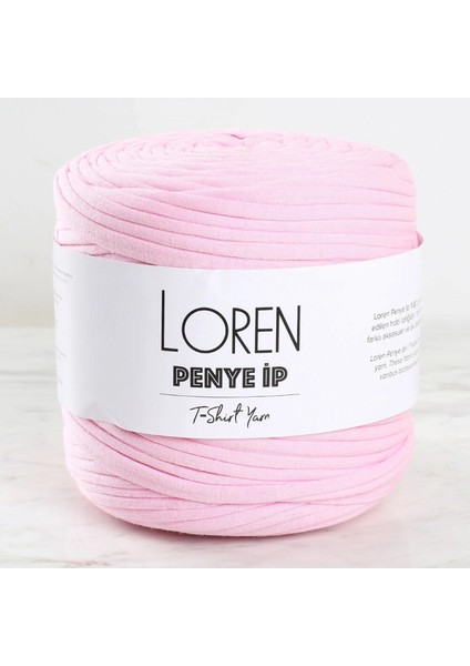 İEG Loren Penye Kumaş El Örgü İpi Toz Pembe - 29 - 33505