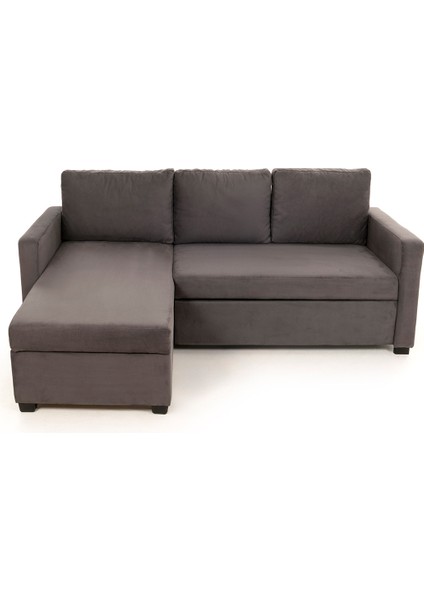 Kado Yataklı Köşe Koltuk Takımı - Soho Gri