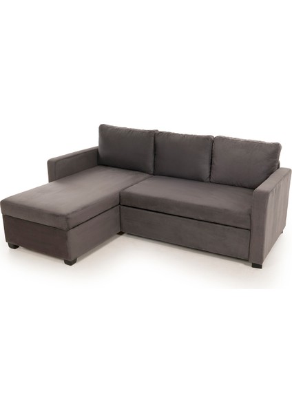 Kado Yataklı Köşe Koltuk Takımı - Soho Gri