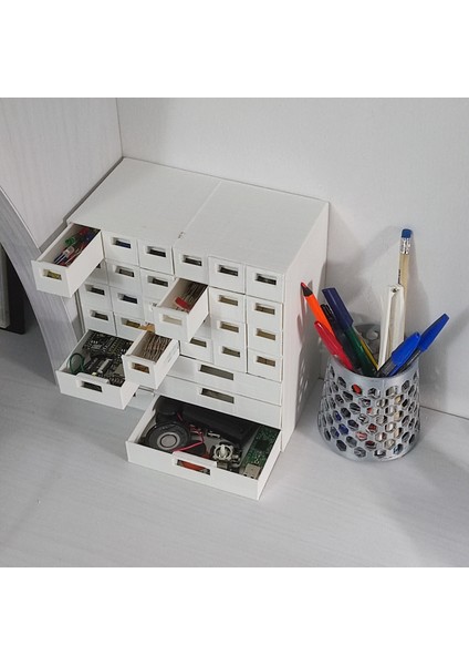 30 Çekmeceli Çok Amaçlı Vidalı Düzenleyici Kutu modelleri