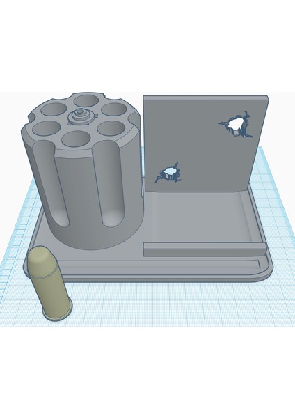 Masa Düzenleyici Tabanca Kalem ve Telefon Tutucu