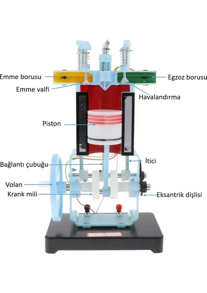 Benzinli Motor Modeli Içten Yanmalı 4 Zamanlı Eğitim Modeli fiyatları
