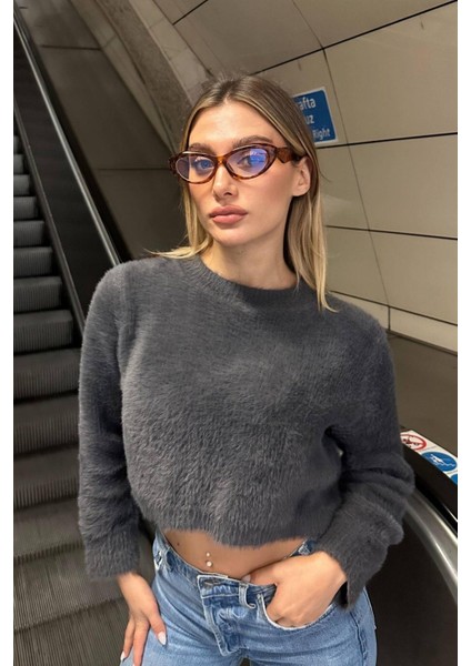 Viony Kadın Blue Block Gözlük Açık Leopar