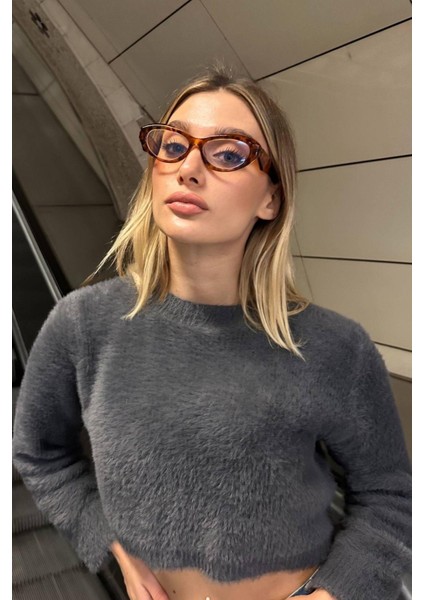 Viony Kadın Blue Block Gözlük Açık Leopar fırsatları