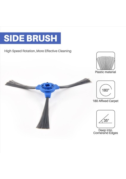 Robovac G10 Hibrit Yedek Robot Süpürge Parça Aksesuarları Için Yan Fırça Filtresi (Yurt Dışından) indirimleri