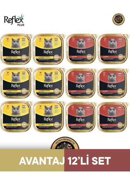 Plus Kedi Maması 12'li Avantaj Set