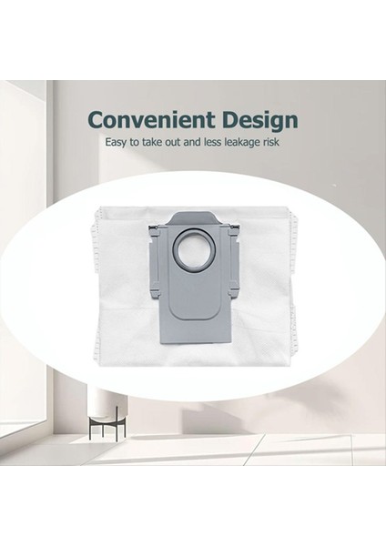 S8 Maxv ULTRA/P10 A7400RR/Q/QREVO Pro/qrevo Maxv/qrevo S/qrevo Plus Için 4 Adet Toz Torbası Parçaları Değiştirin (Yurt Dışından) indirimleri