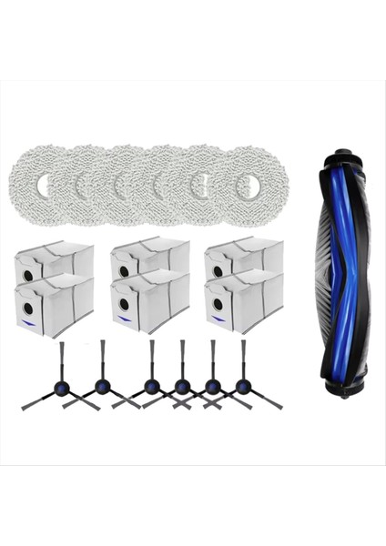 N30 Pro Süpürge Robotu Aksesuarları Temizleyici Parçaları Yedek Ana Yan Fırça Paspas Filtresi Için 19 Adet (Yurt Dışından) fiyatları