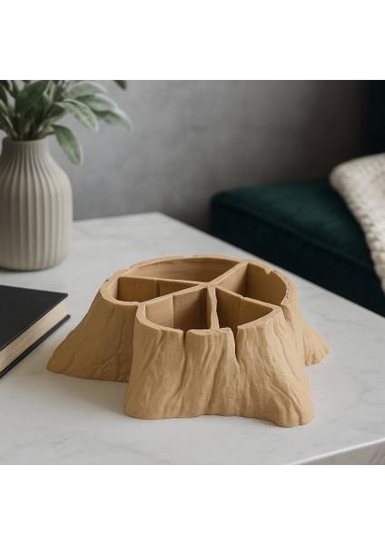 Ağaç Kütüğü Düzenleyici — Doğadan Esinlenen Tasarım