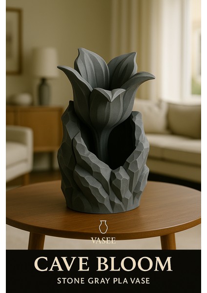 Çiçek Cazibesi Için Taç Yaprağı Şeklinde Vazo Sanat Organizatörü