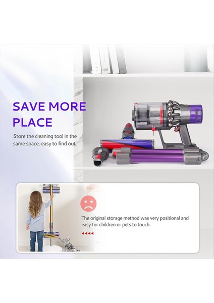 V7V8V10 V11 V15 Kablosuz Süpürge Aksesuarlarıyla Uyumlu Katlanabilir Uzatma Çubuğu, Hızlı Çıkarma Değiştirme (Yurt Dışından) fırsatları