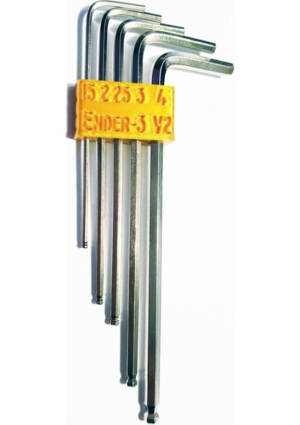Mükemmel Uyum Allen Anahtarı Organizatörü (Ender 3 V2 Seti)