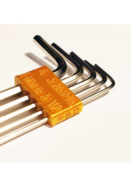 Mükemmel Uyum Allen Anahtarı Organizatörü (Ender 3 V2 Seti) modelleri