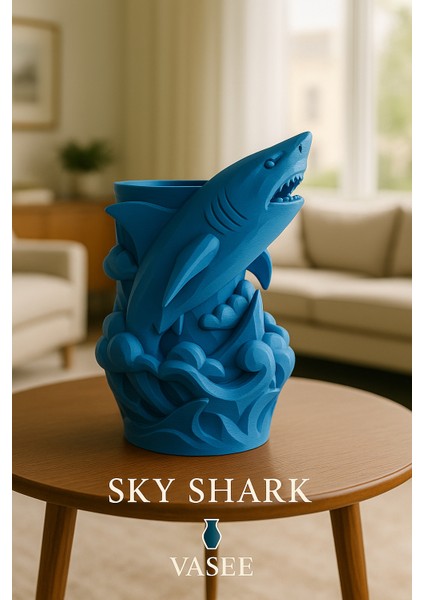 Vazo Sanatı – Okyanus Gücüne Sahip Köpekbalığı Organizatörü Tencere