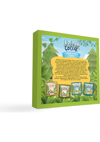 Ekolojik Çocuk Yaşam Rehberi Serisi Kitap Seti (4 Kitap) fiyatları