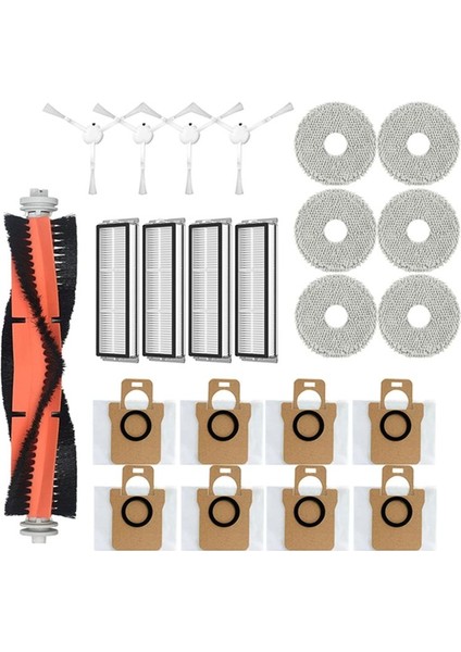 Omni 1s B101CN B116 Aksesuarları Ana Yan Fırça Filtresi Paspas Toz Torbası Robot Süpürge Parçaları (Yurt Dışından)
