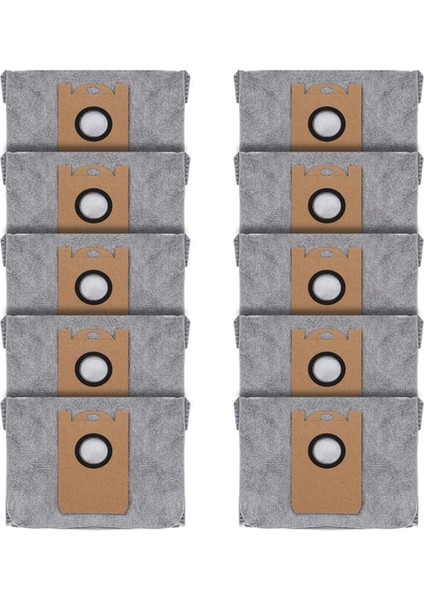 Robovac L35 Hybrid LR30 LR20 Otomatik Boşaltma Istasyonu Için 10 Adet Toz Torbası, Aktif Karbon Kumaşlı (Yurt Dışından)