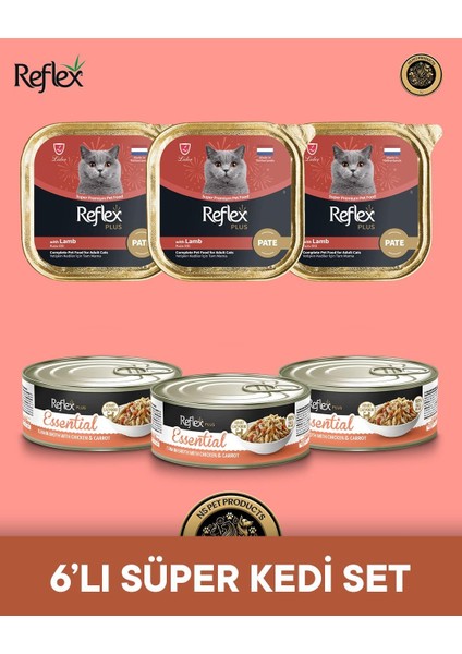 Plus Kedi Maması 6'lı Süper Kedi Set