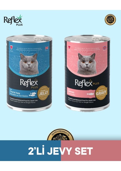 Plus Kedi Maması 2'li Jevy Set