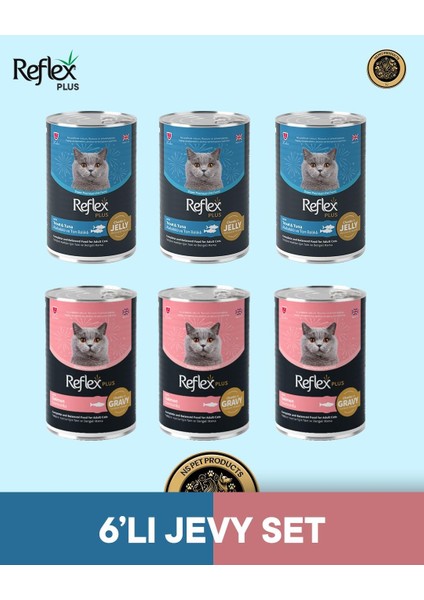 Plus Kedi Maması 6'lı Jevy Set