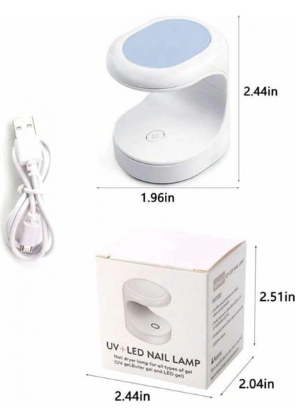 Kalıcı Oje Kurutucu Uv LED Teknolojisi Taşınabilir Mini Tırnak Kurutucu indirimleri