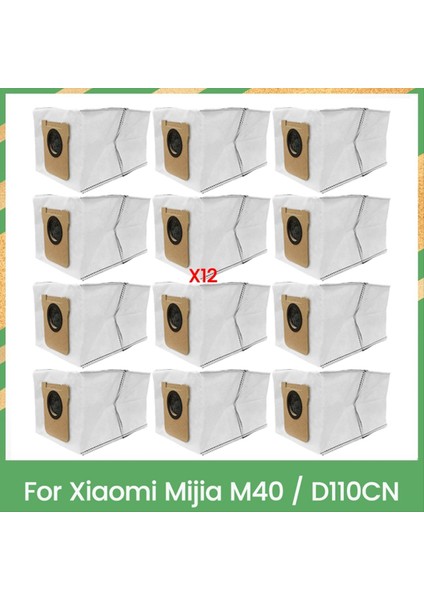 M40 / D110CN Yedek Parçalar Için Vakumlu Toz Torbası Verimli Ev Temizlik Aksesuarları 12 Adet (Yurt Dışından)