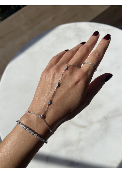 Taş Detaylı Gümüş Göz Şahmeran fiyatları