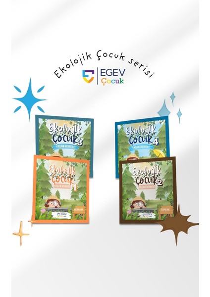 Ekolojik Çocuk Yaşam Rehberi Serisi Kitap Seti (4 Kitap)