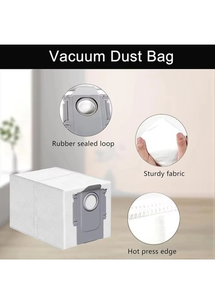 Saros 10R, S9 Maxv Slim, G20S Ultra Aksesuarları Için Uygundur Parça Ana Yan Fırça Filtre Paspas Toz Torbası Seti (Yurt Dışından) fiyatları