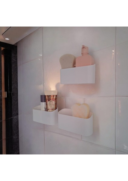 Banyo ve Mutfak Için Akıllı Duvara Monte Depolama