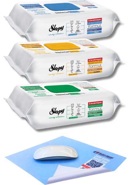 Easy Clean Beyaz Sabun Çamaşır Suyu Arap Sabunu (300 Yaprak) Intermop Slim Cam Bezi fiyatları