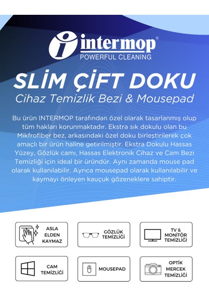 Easy Clean Beyaz Sabun Çamaşır Suyu Arap Sabunu (300 Yaprak) Intermop Slim Cam Bezi modelleri