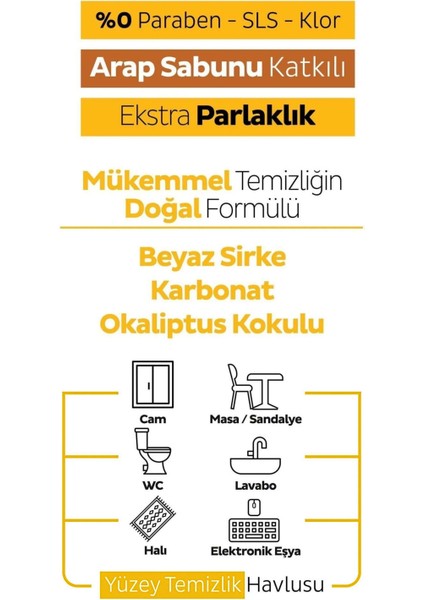 Easy Clean Beyaz Sabun Çamaşır Suyu Arap Sabunu (300 Yaprak) Intermop Slim Cam Bezi fırsatları