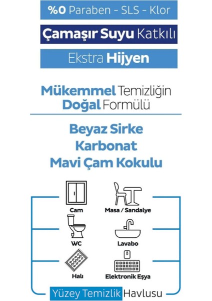 Easy Clean Beyaz Sabun Çamaşır Suyu Arap Sabunu (300 Yaprak) Intermop Slim Cam Bezi indirimleri