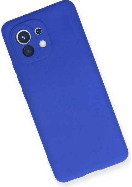 Xiaomi Mi 11 Kılıf First Silikon - Lacivert modelleri