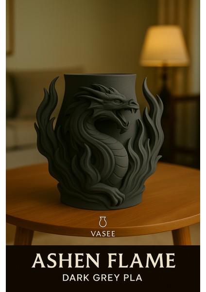 Vazo Sanatı – Yanan Spiri Içermeyen Ejderha Organizatörü Tencere