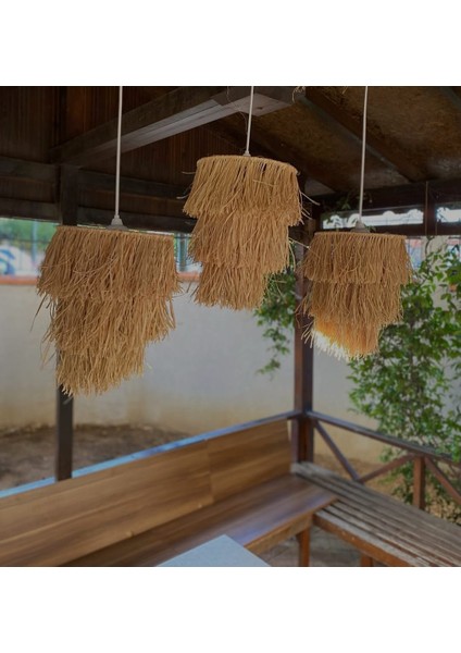 Hasır Tasarım Bohem 3 Katlı Avize fiyatları