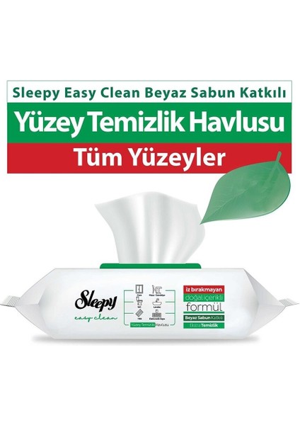 Easy Clean Yüzey Temizlik Havlusu 100'LÜ X3 modelleri