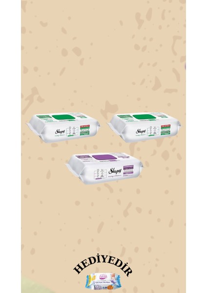 Yüzey Temizlik Havlusu Beyaz Sabun 2 Paket Orkide 1 Paket 300 Yaprak