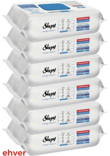 6'lı Easy Clean Çamaşır Suyu Katkılı Yüzey Temizlik Havlusu (600 Yaprak) fırsatları