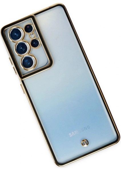 Samsung Galaxy S21 Ultra Kılıf Liva Lens Silikon - Siyah modelleri
