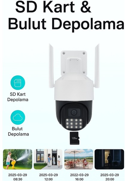 4mp Renkli Gece Görüşlü Dış Mekan Dijital Zoom Kamera fiyatları