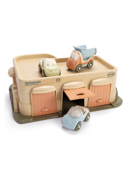 Biyoplastik Oyuncak Garaj ve Araç Seti