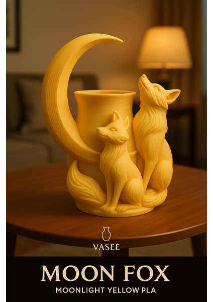 Orman Cazibesi Için Tilki Şeklinde Vazo Sanat Organizatörü