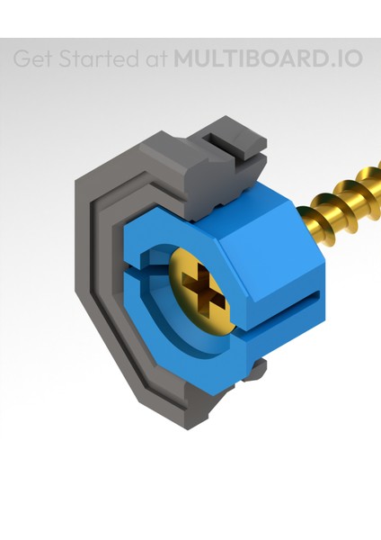 Yükseltilmiş Snap - Havşa Gömme Montaj