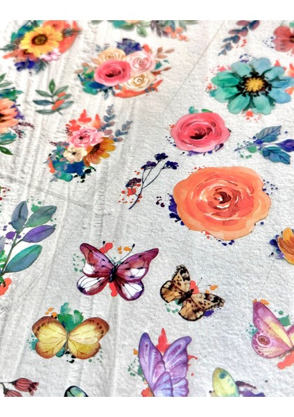 Renkli Bahar Çiçekleri Sticker Seti 6 Yaprak Sticker Setetiketçıkartmabullet Journal fiyatları