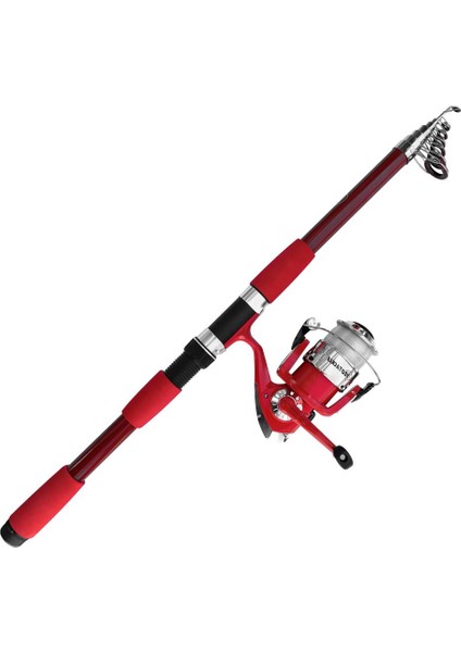 Protackle Combo Kamış Makine Set 2.40 mt Kırmızı